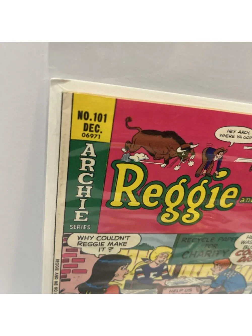 Reggie and Me #101 Comic Book Archie Series 06971 High-Grade Comic Book